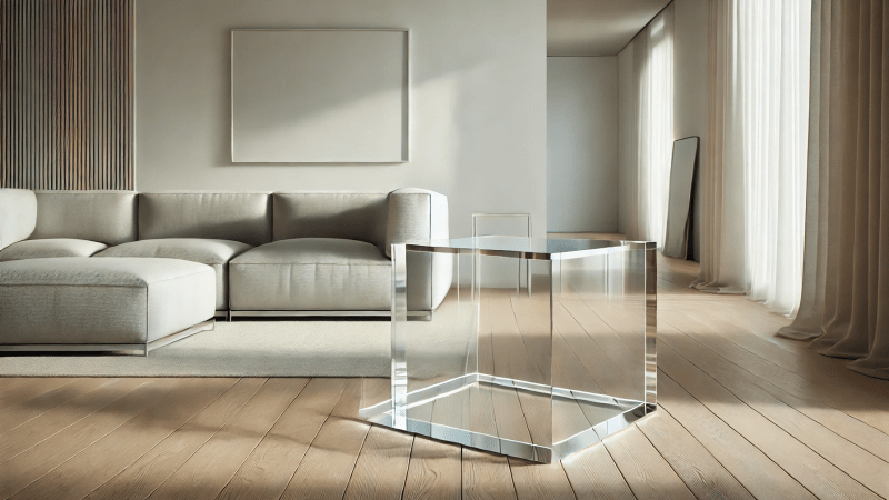 FAQ sur les tables d’appoint invisibles : les tendances minimalistes